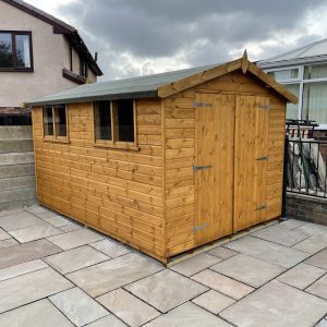 12x8 Apex Shed with Double Doors
