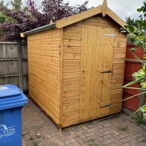 7x5 Apex Shed with No Windows