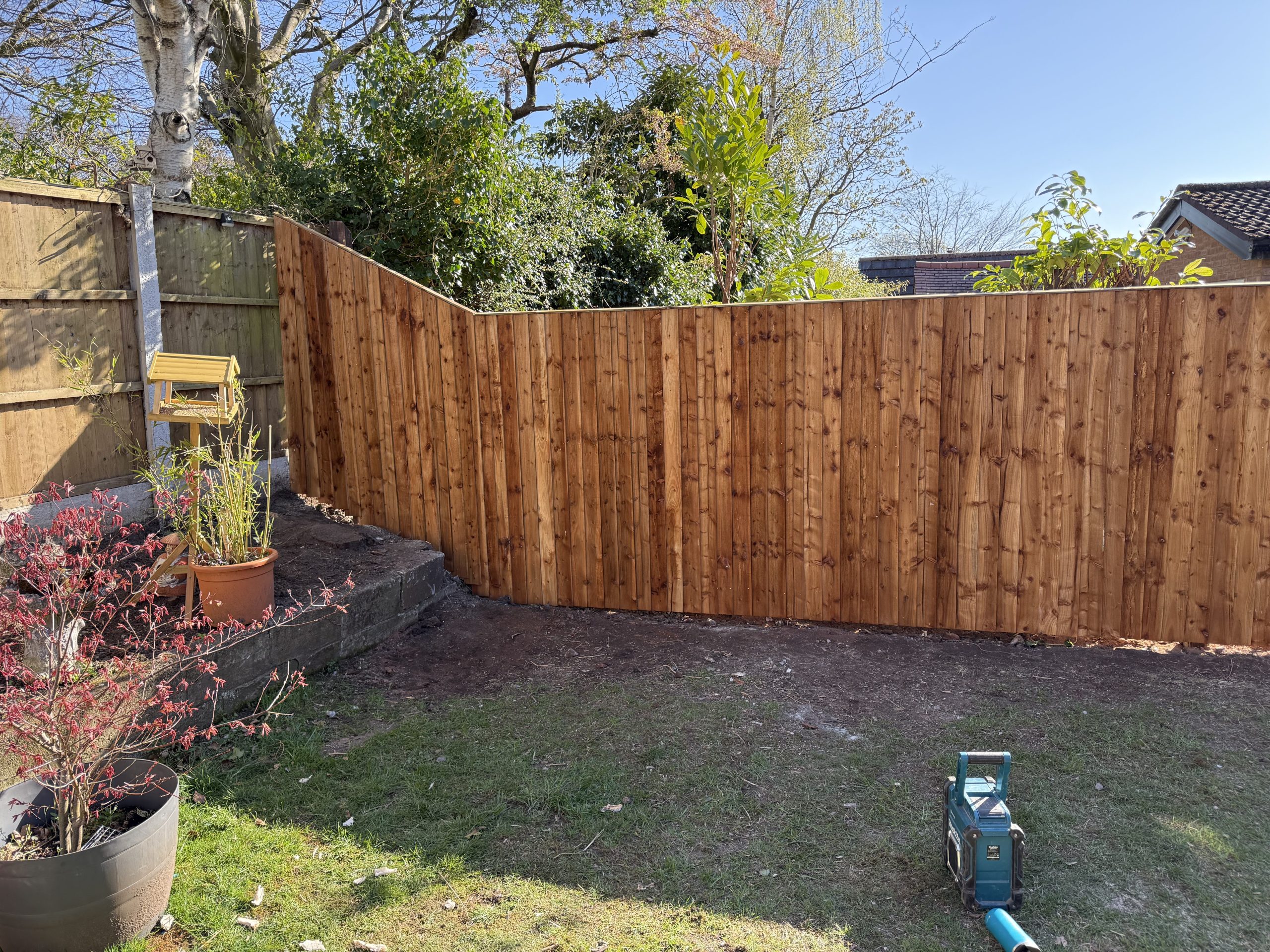 Pin-On Style Wooden Fencing