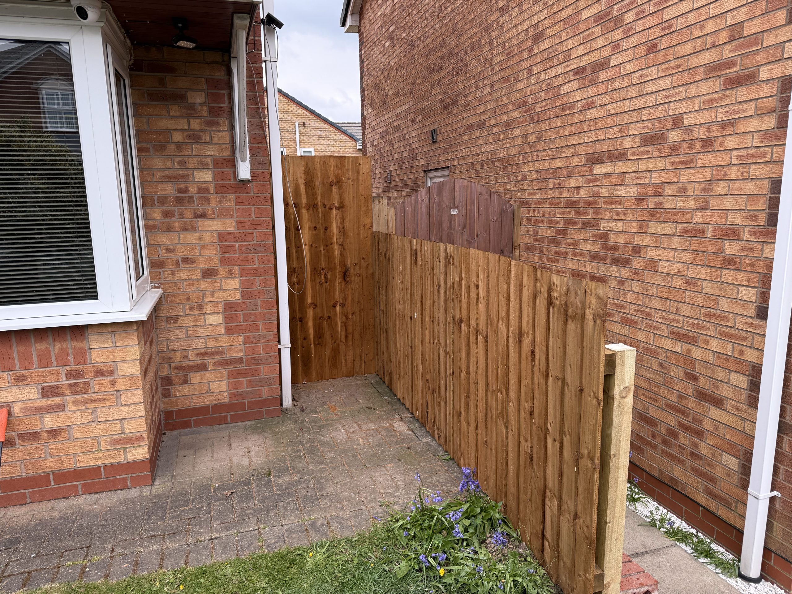 Pin-On Style Wooden Garden Fencing