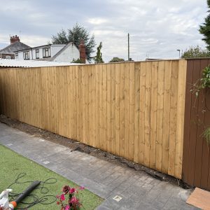 Tongue and Groove (T+G) Wooden Fencing